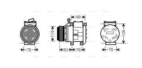 Compressor, air conditioning (KAAK173)