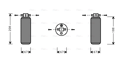 Dryer, air conditioning (UVD027)