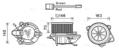 Interior Blower (CN8294)