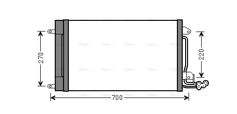 Condenser, air conditioning (STA5038D)