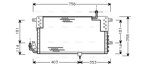 Condenser, air conditioning (VN5139)
