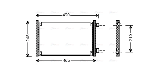 Condenser, air conditioning (FT5223)