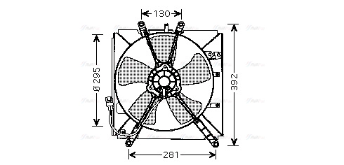 Fan, engine cooling (TO7512)
