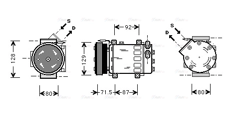 Compressor, air conditioning (RTAK281)