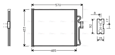 Condenser, air conditioning (BW5185)