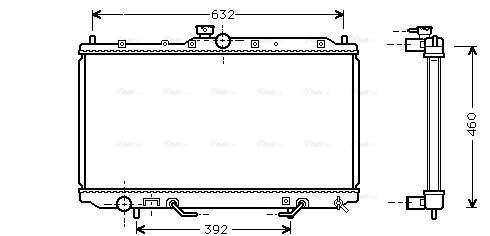 Radiator, engine cooling (MT2153)