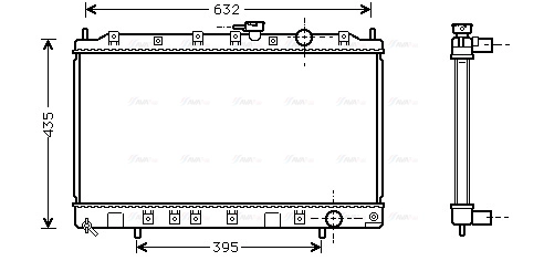 Radiator, engine cooling (MT2130)