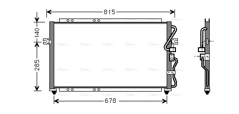 Condenser, air conditioning (KA5014)