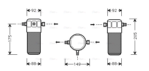 Dryer, air conditioning (AID032)