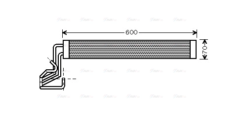 Oil Cooler, steering (VN3264)