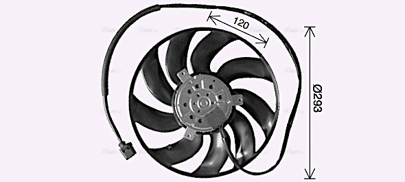 Fan, engine cooling (VN7542)