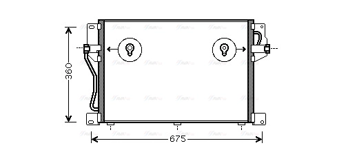 Condenser, air conditioning (VO5077)