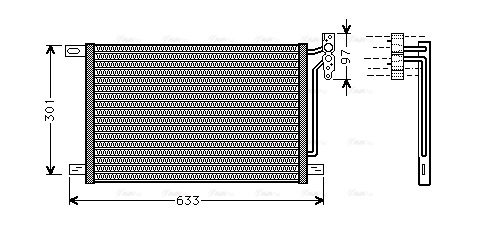 Condenser, air conditioning (BW5215)