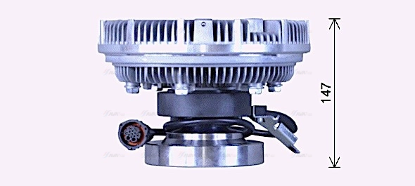 Clutch, radiator fan