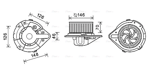 Interior Blower (AI8370)