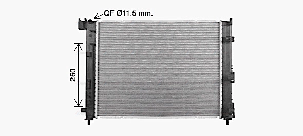 Radiator, engine cooling