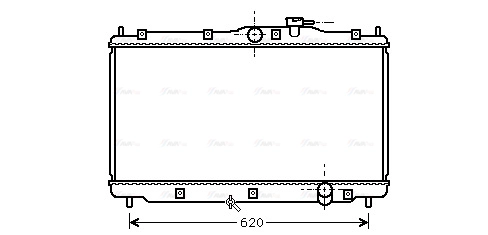 Radiator, engine cooling (HD2078)