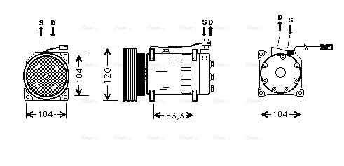 Compressor, air conditioning (CNK175)