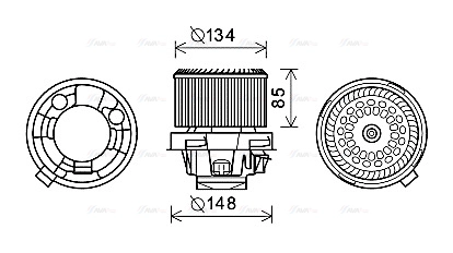 Interior Blower (PE8374)
