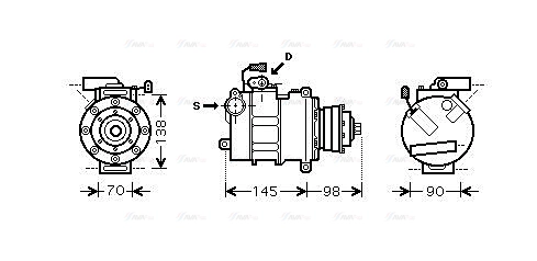 Compressor, air conditioning (AIAK280)