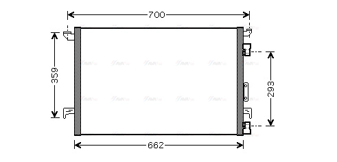 Condenser, air conditioning (OLA5333)
