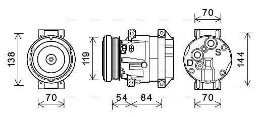Compressor, air conditioning (CTAK055)