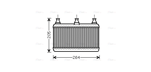 Heat Exchanger, interior heating (BWA6341)
