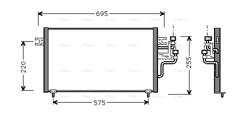 Condenser, air conditioning (MT5119)