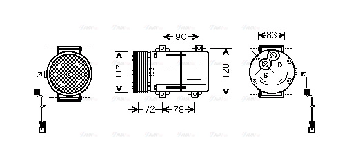 Compressor, air conditioning (FDAK285)