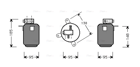 Dryer, air conditioning (BWD001)