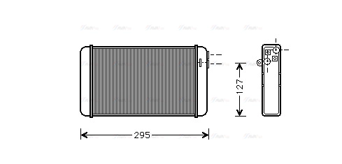 Heat Exchanger, interior heating (OLA6116)