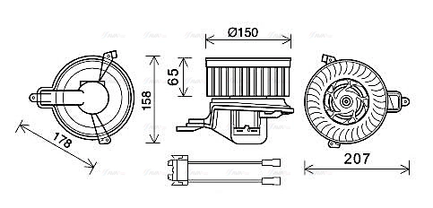 Interior Blower (CN8511)