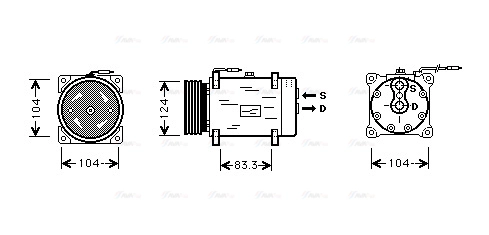 Compressor, air conditioning (RTK038)