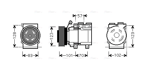 Compressor, air conditioning (HYAK219)