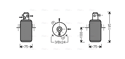 Dryer, air conditioning (MSD668)