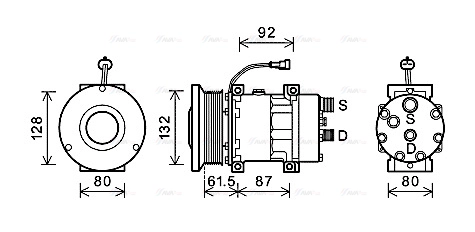 Compressor, air conditioning (CPAK011)