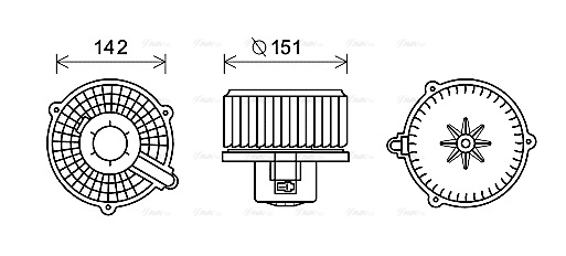 Interior Blower (HY8399)