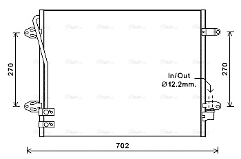 Condenser, air conditioning (VNA5322)