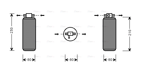 Dryer, air conditioning (UVD031)