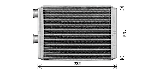 Heat Exchanger, interior heating (DN6472)