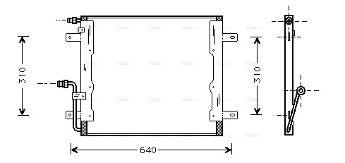 Condenser, air conditioning (MS5262)