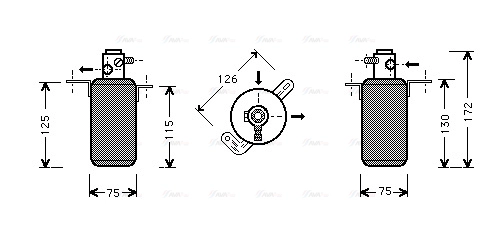 Dryer, air conditioning (MSD267)