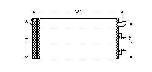 Condenser, air conditioning (FTA5406D)