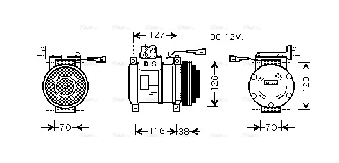 Compressor, air conditioning (IVK075)