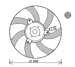 Fan, engine cooling (VN7527)