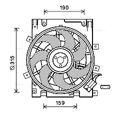 Fan, engine cooling (OL7604)
