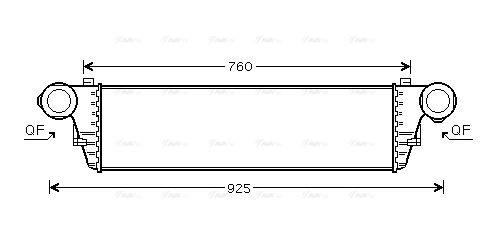 Charge Air Cooler (MSA4297)