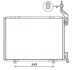 Condenser, air conditioning (FD5593)