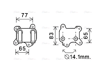 Oil Cooler, engine oil (OL3581)