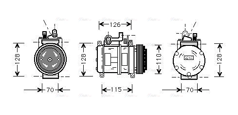Compressor, air conditioning (BWAK227)
